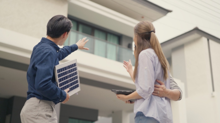 Man discussing roof insurance coverage in San Jose, CA